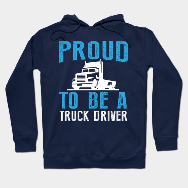 Funny trucker gift Hoodie by Positively Petal Perfect 